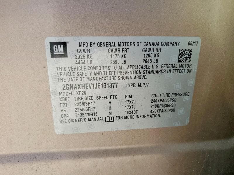 2018 CHEVROLET EQUINOX LS 13