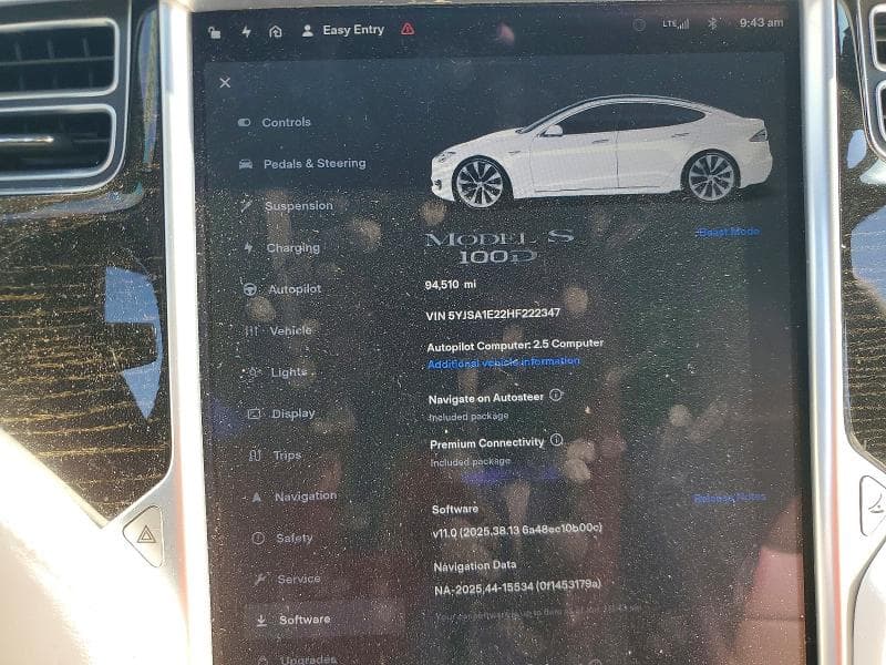 2017 TESLA MODEL S 9