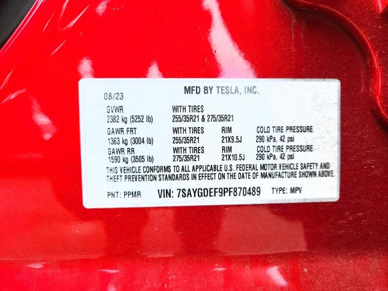 2023 TESLA MODEL Y 12