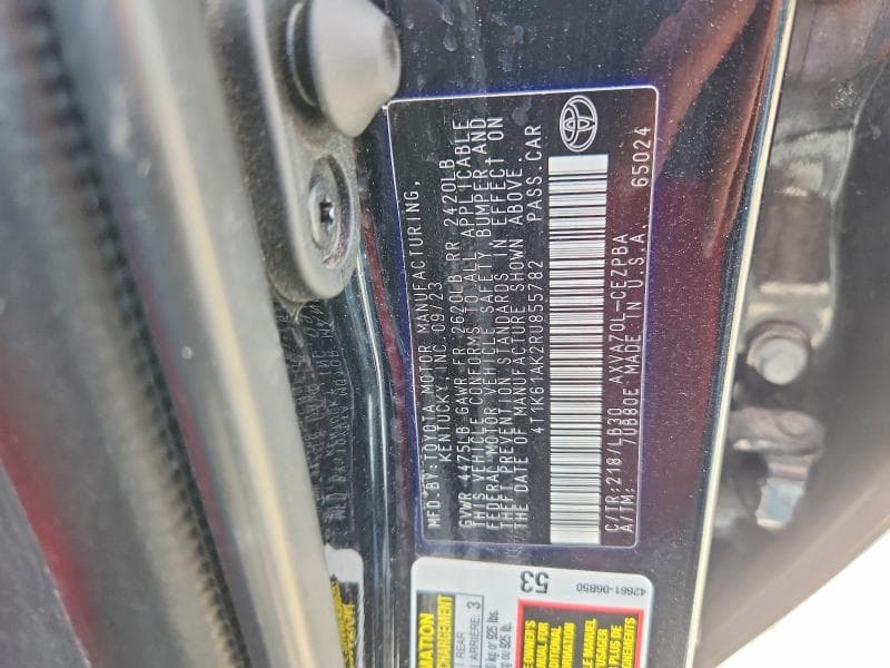 2024 TOYOTA CAMRY XSE XSE 12