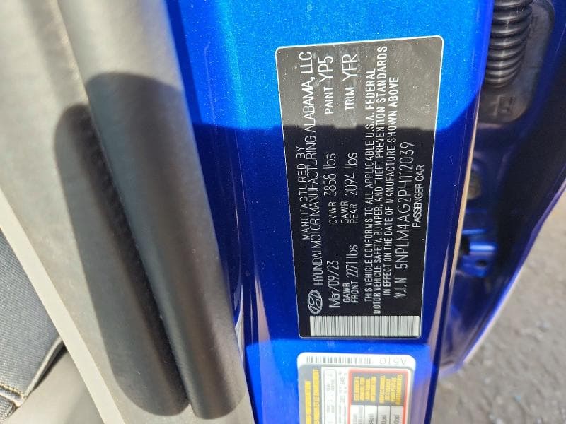 2023 HYUNDAI ELANTRA SEL SEL 12