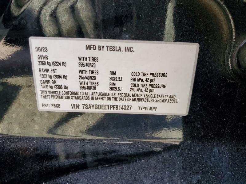 2023 TESLA MODEL Y 13