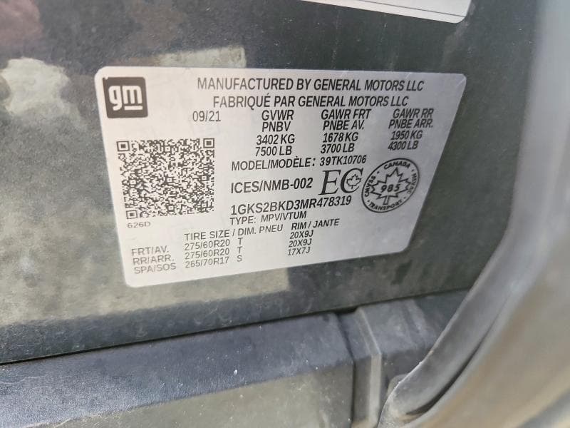 2021 GMC YUKON SLT 13