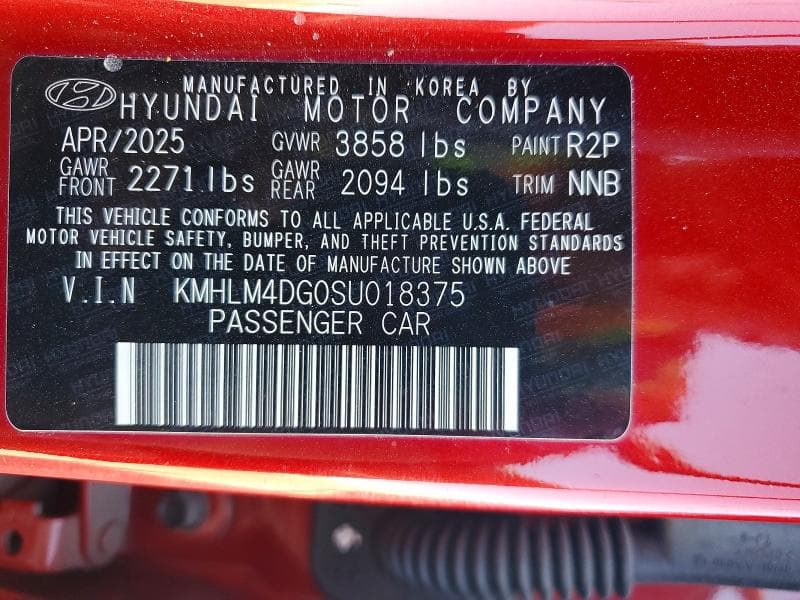 2025 HYUNDAI ELANTRA SEL SPORT 12