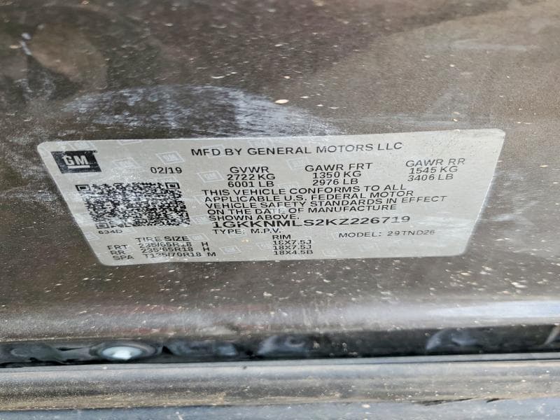 2019 GMC ACADIA SLT-1 13