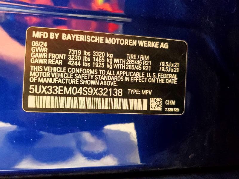 2025 BMW X7 M60I 14
