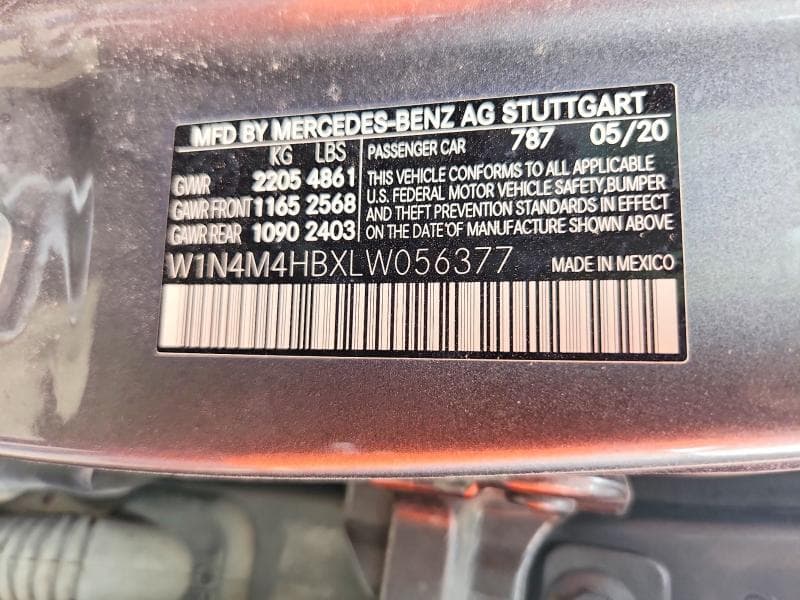 2020 MERCEDES-BENZ GLB 250 4MATIC 250 4MATIC 14