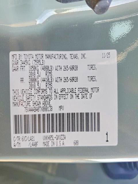 2026 TOYOTA SEQUOIA PLATINUM 13