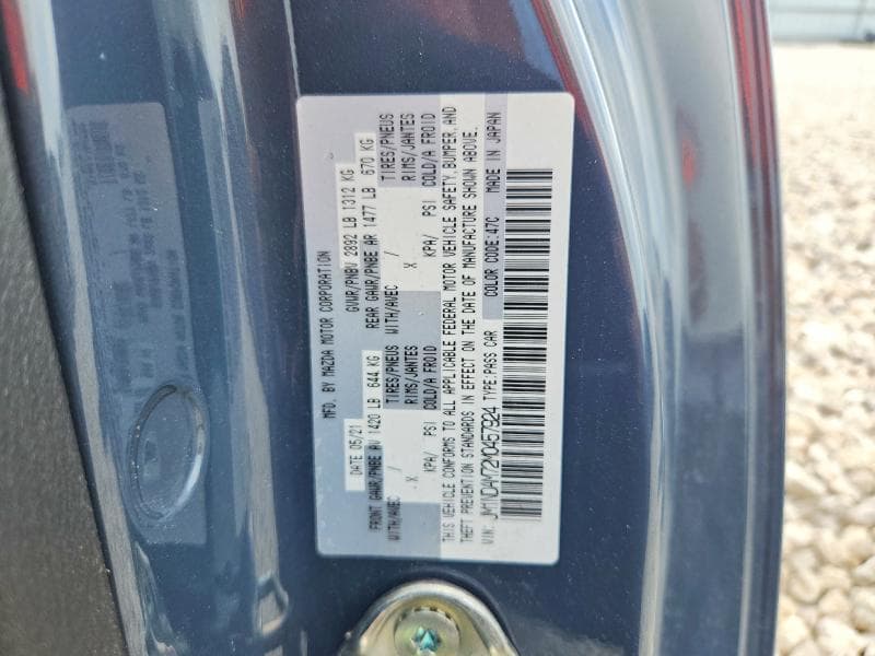 2021 MAZDA MX-5 MIATA GRAND TOURING GRAND TOURING 12