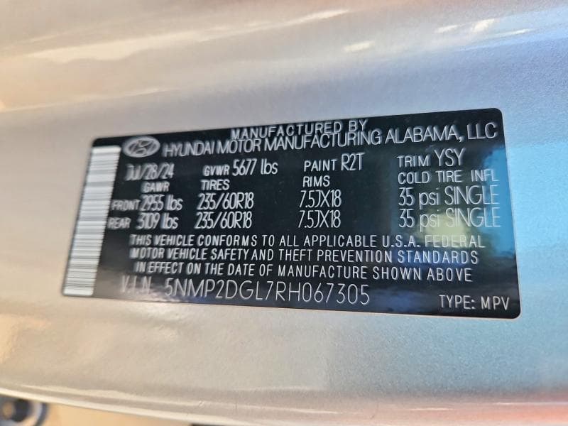2024 HYUNDAI SANTA FE SEL 13
