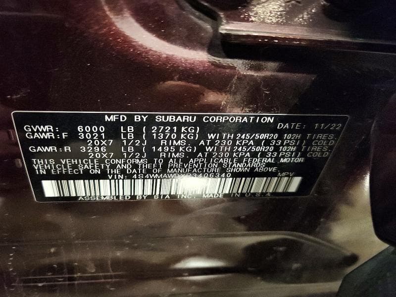 2023 SUBARU ASCENT TOURING 13