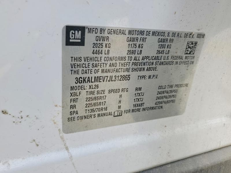 2018 GMC TERRAIN SLE 13