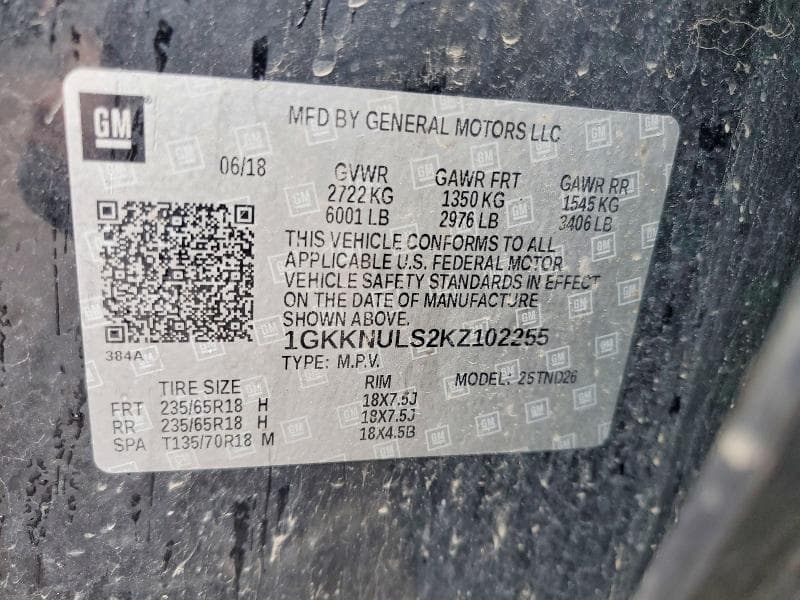 2019 GMC ACADIA SLT-1 SLT-1 13