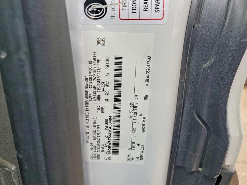 2020 FORD TRANSIT DELIVERY TRUCK 12