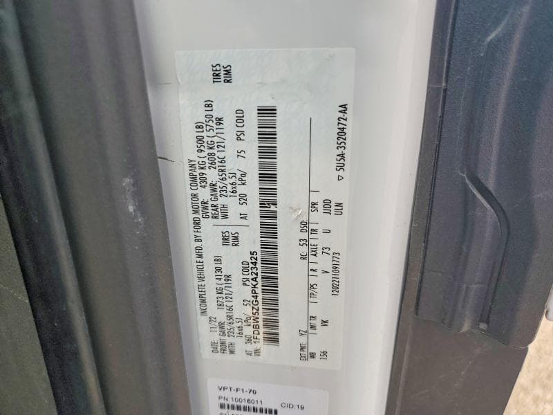 2023 FORD TRANSIT DELIVERY TRUCK 12