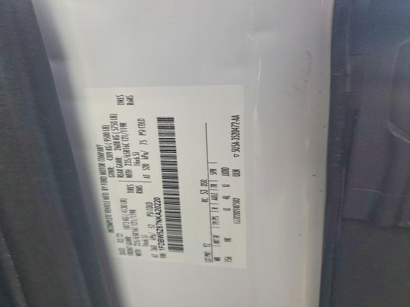 2022 FORD TRANSIT DELIVERY TRUCK 12