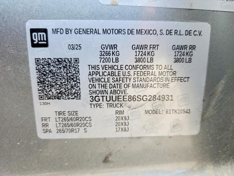 2025 GMC SIERRA K1500 AT4 K1500 AT4 13