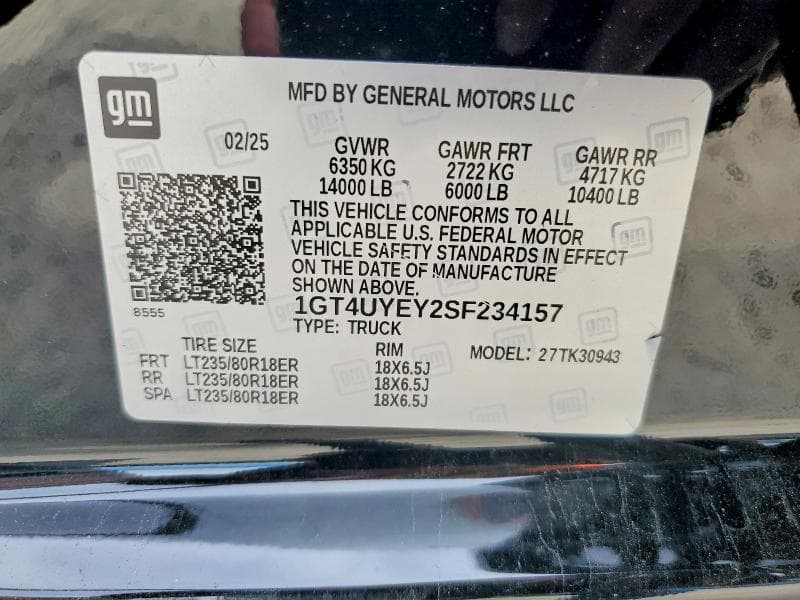 2025 GMC SIERRA K3500 DENALI ULTIMATE 12
