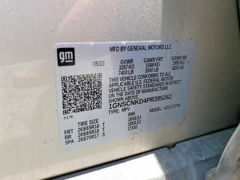2023 CHEVROLET TAHOE C1500 LT C1500 LT 14