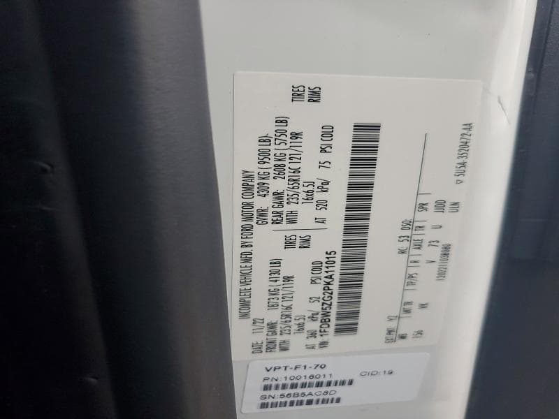 2023 FORD TRANSIT DELIVERY TRUCK 12