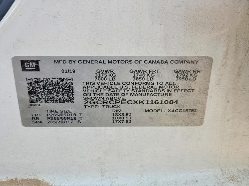 2019 CHEVROLET SILVERADO LD C1500 LT 12
