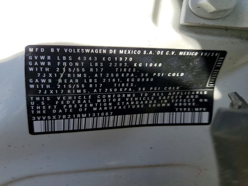 2024 VOLKSWAGEN TAOS S 14
