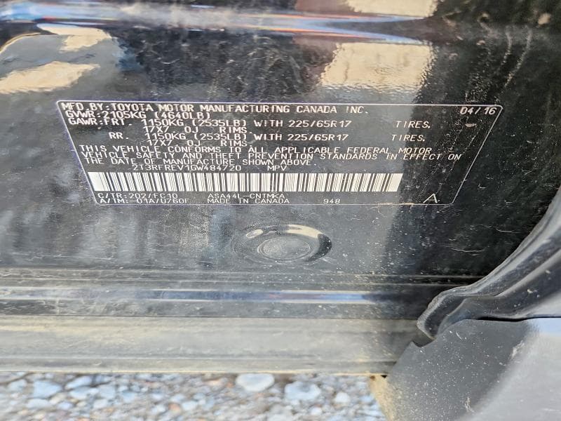 2016 TOYOTA RAV4 XLE XLE 13