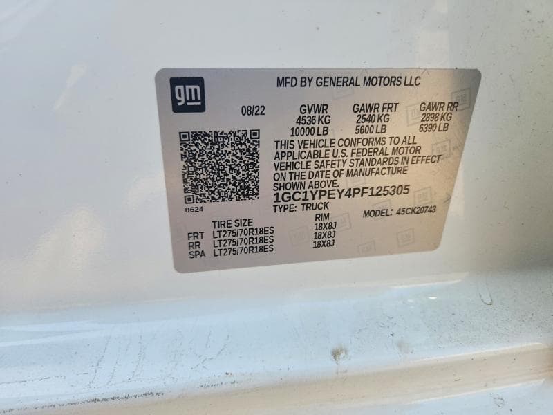 2023 CHEVROLET SILVERADO K2500 HEAVY DUTY LTZ K2500 HEAVY DUTY LTZ 12