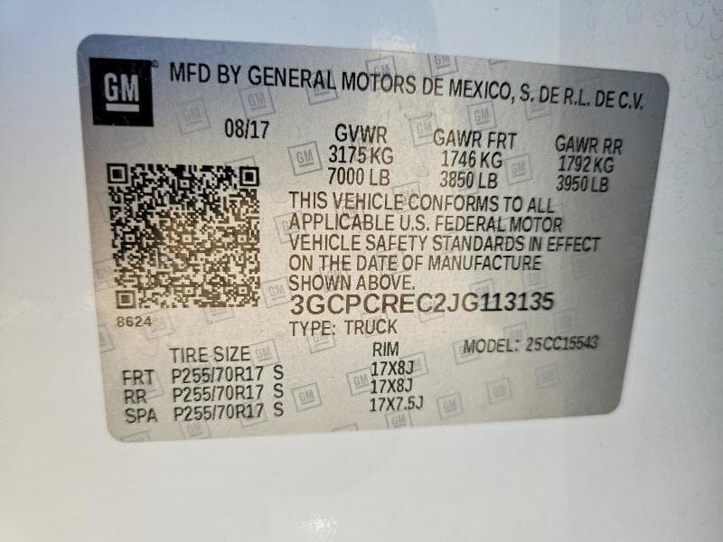 2018 CHEVROLET SILVERADO C1500 LT 13