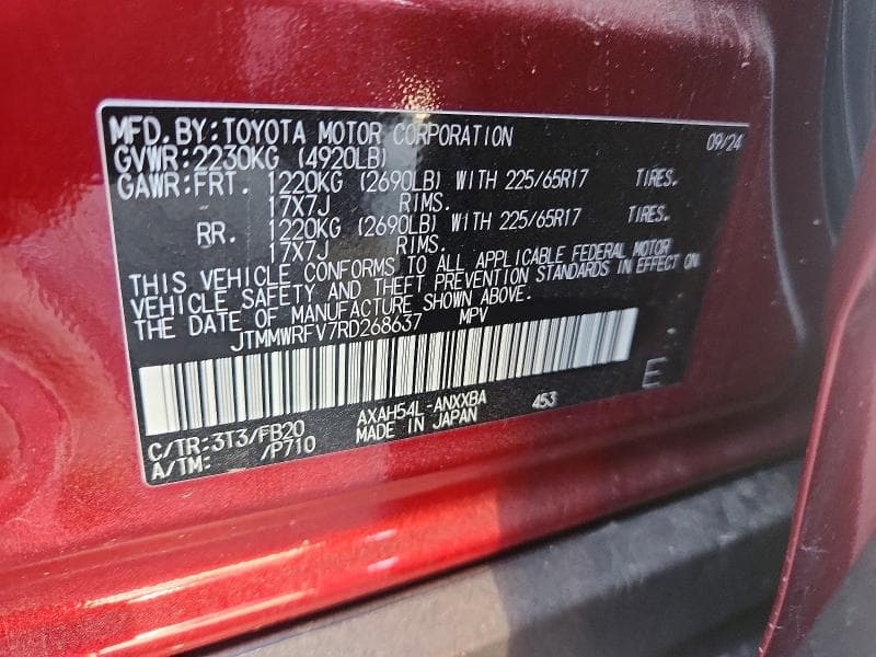 2024 TOYOTA RAV4 LE LE 12
