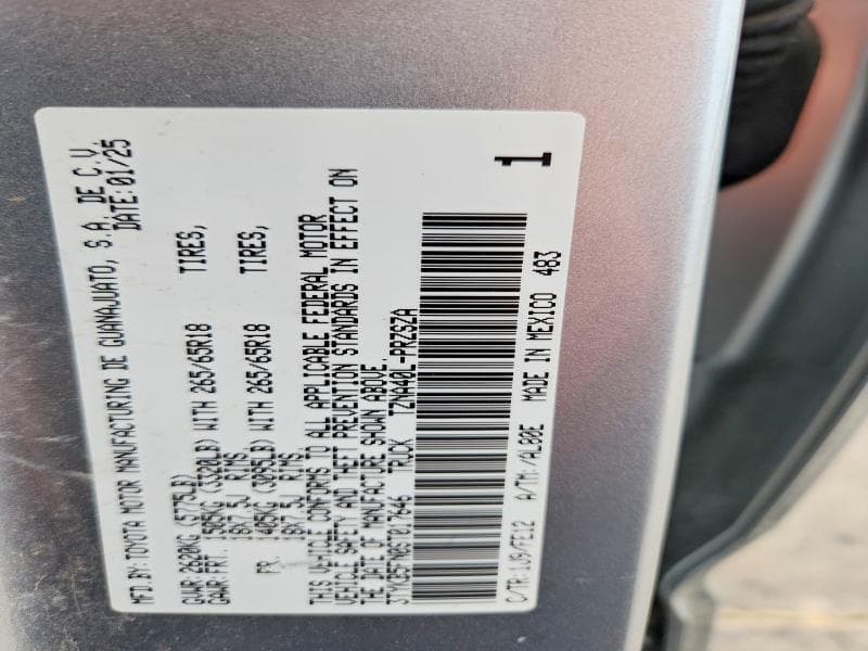 2025 TOYOTA TACOMA TRD SPORT TRD SPORT 12