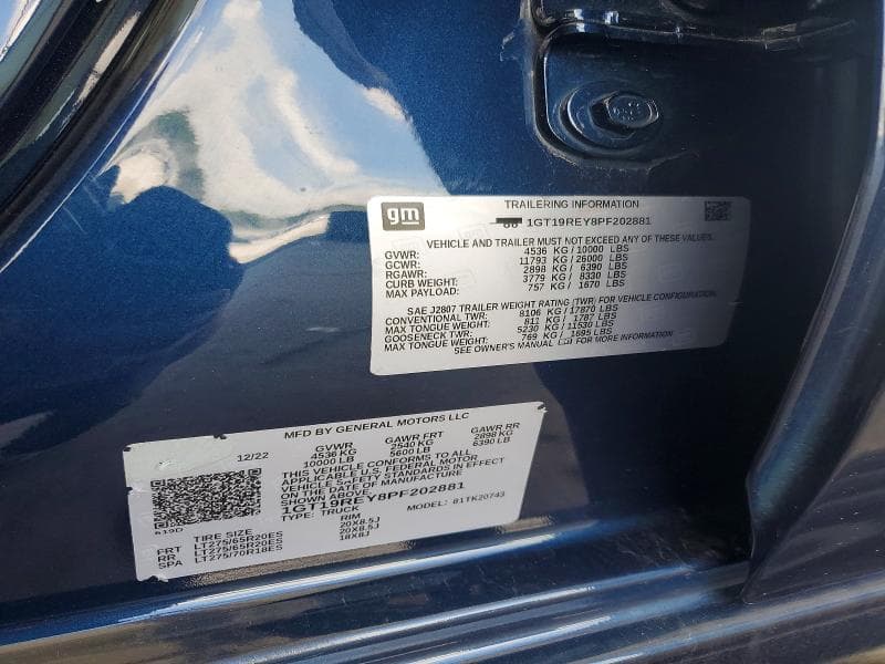 2023 GMC SIERRA 12