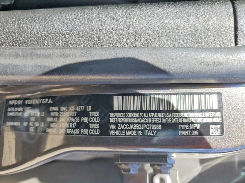 2018 JEEP RENEGADE LATITUDE 14
