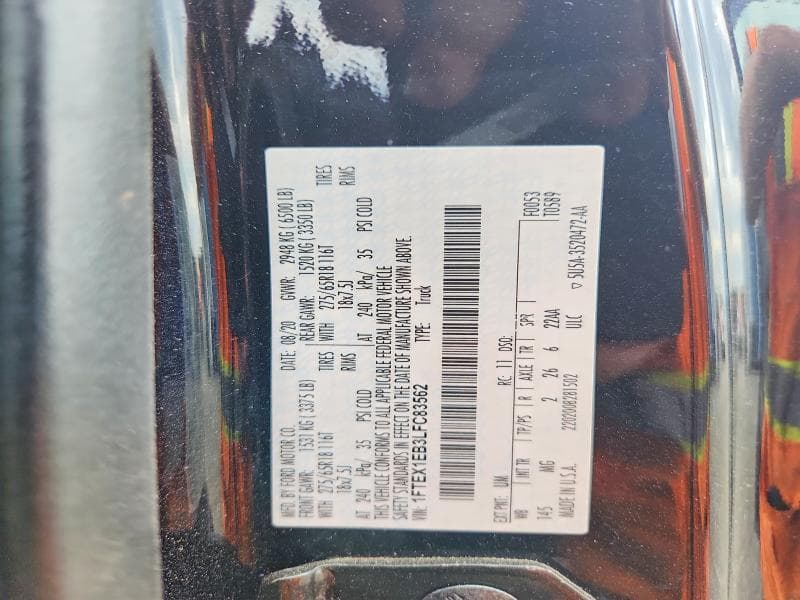 2020 FORD F150 SUPER CAB 12