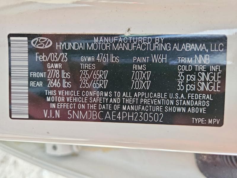 2023 HYUNDAI TUCSON SEL SEL 13