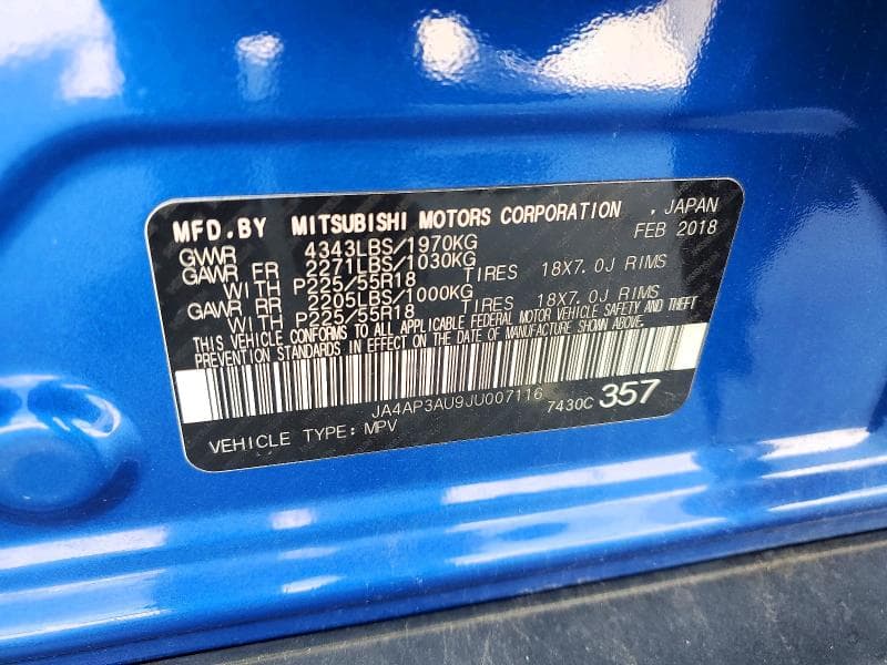 2018 MITSUBISHI OUTLANDER SPORT ES ES 13