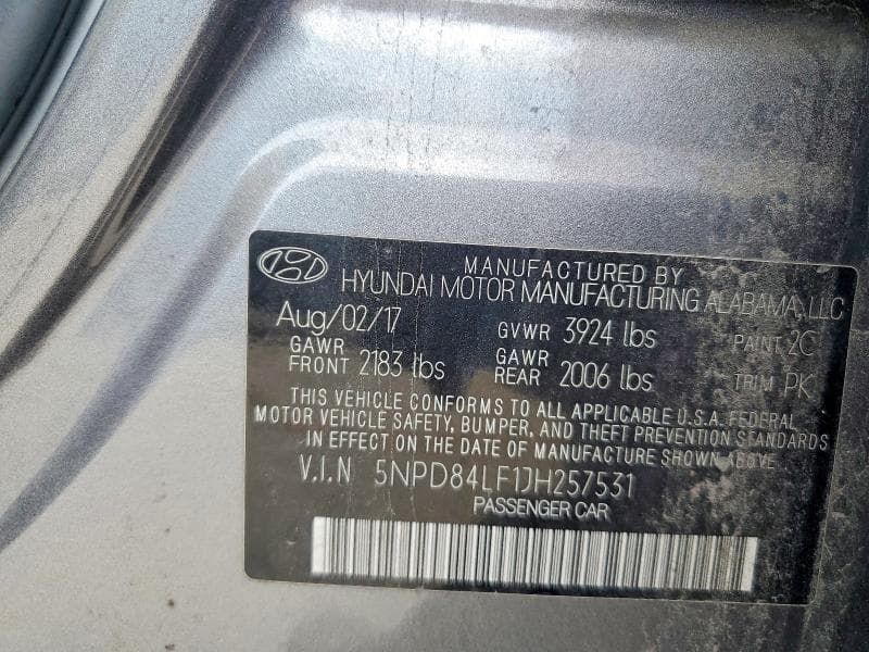 2018 HYUNDAI ELANTRA VALUE EDITION 12