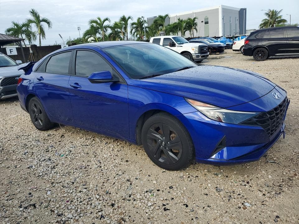 2022 HYUNDAI ELANTRA BLUE 4