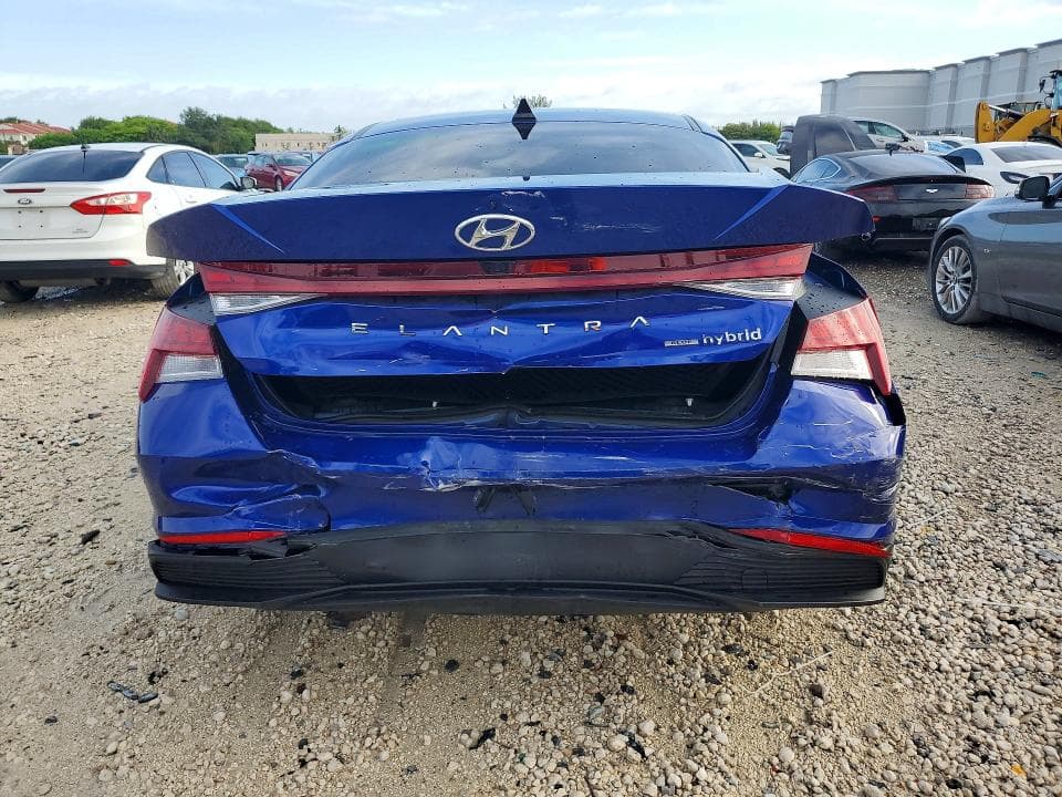 2022 HYUNDAI ELANTRA BLUE 6
