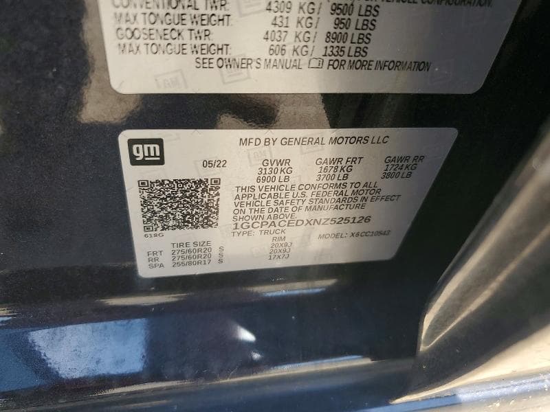 2022 CHEVROLET SILVERADO C1500 LT 12