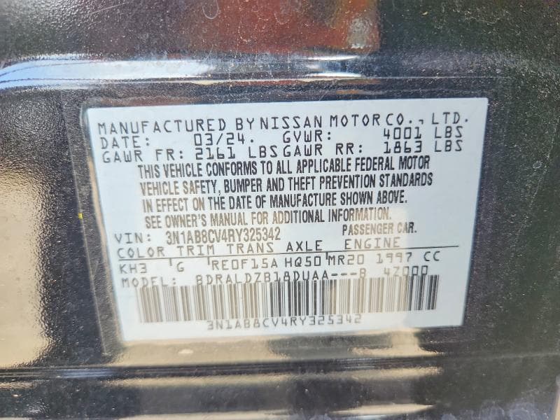 2024 NISSAN SENTRA SV 13