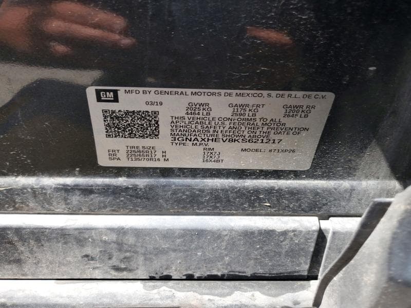 2019 CHEVROLET EQUINOX LS 13