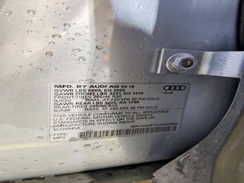 2018 AUDI Q7 PRESTIGE 13