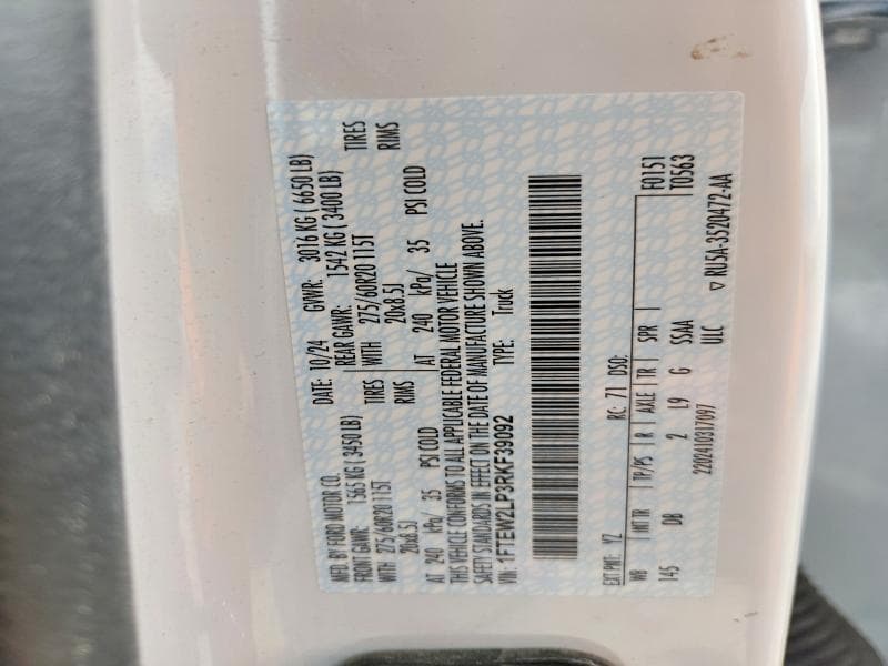 2024 FORD F150 STX STX 12
