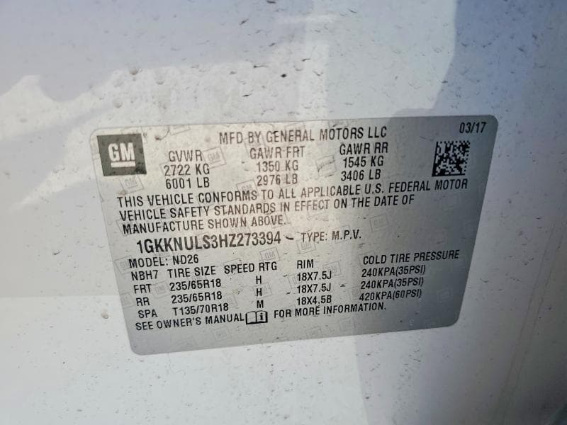 2017 GMC ACADIA SLT-1 13