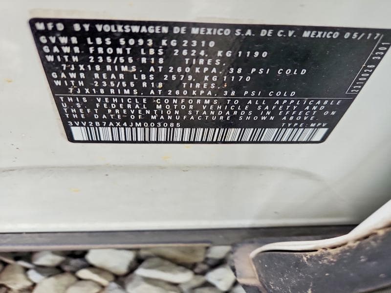 2018 VOLKSWAGEN TIGUAN SE 12