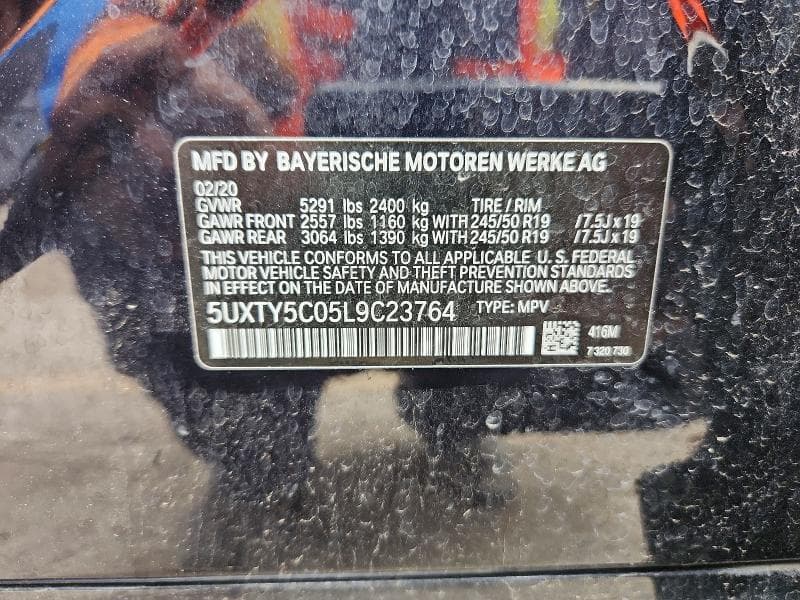 2020 BMW X3 XDRIVE30I 12