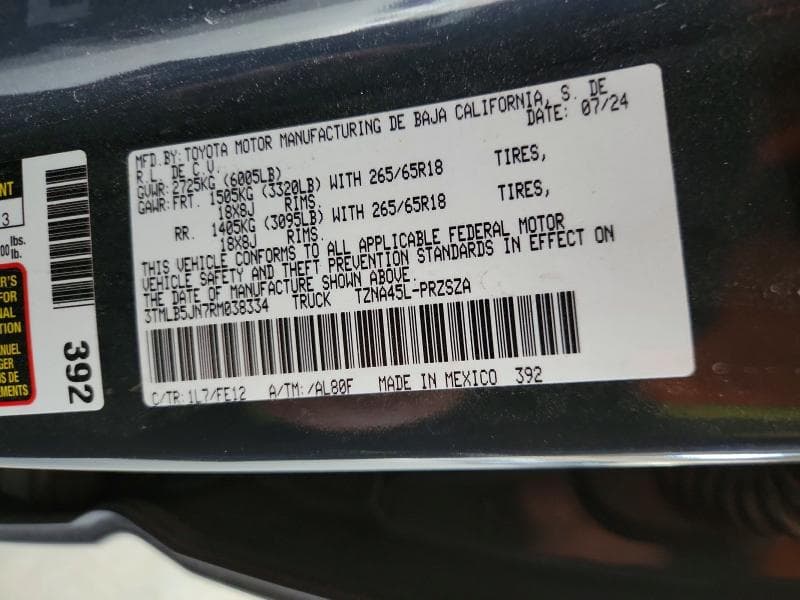 2024 TOYOTA TACOMA TRD SPORT 12