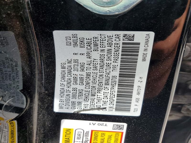 2023 HONDA CIVIC SPORT SPORT 13