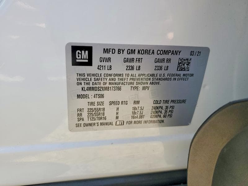 2021 BUICK ENCORE GX SELECT SELECT 14